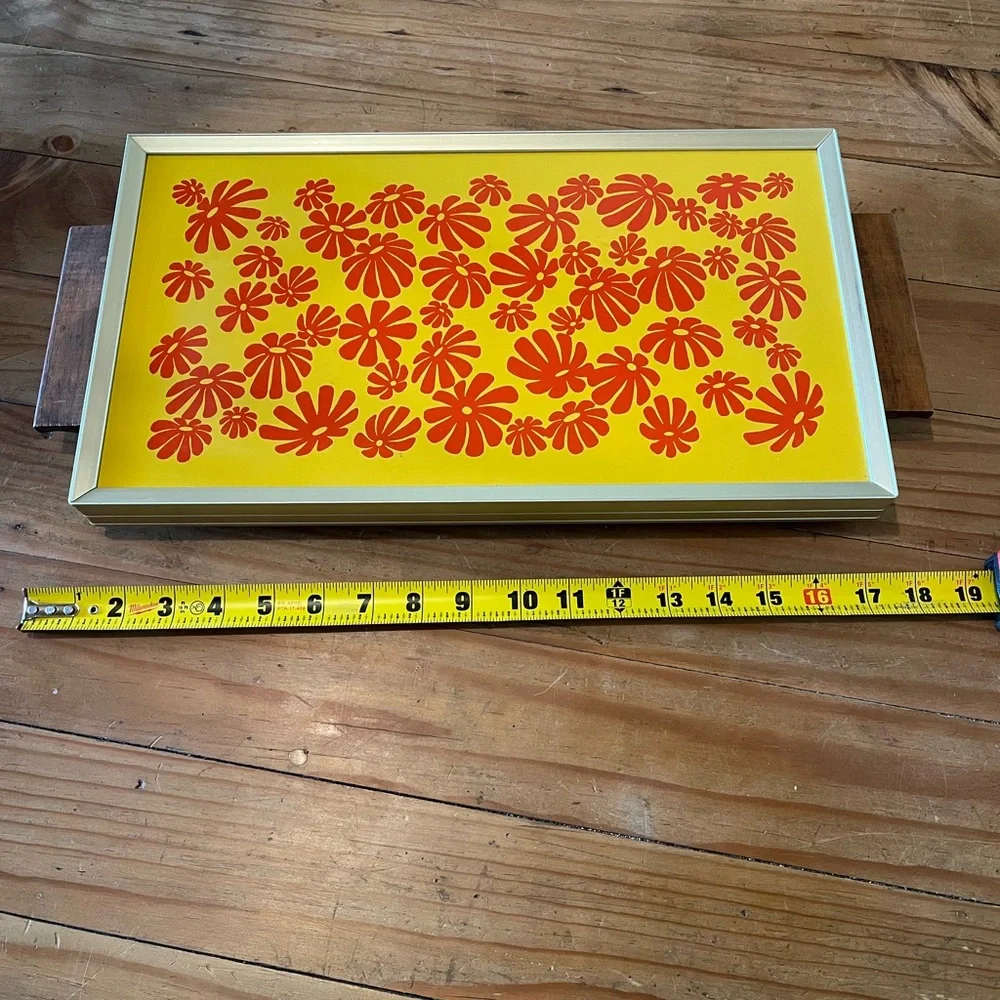 Vintage Cornwall Hot Electric Tray 60’s-70’s Floral Pattern - Picture 14 of 16